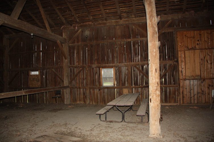 dilapidated barn before restoration