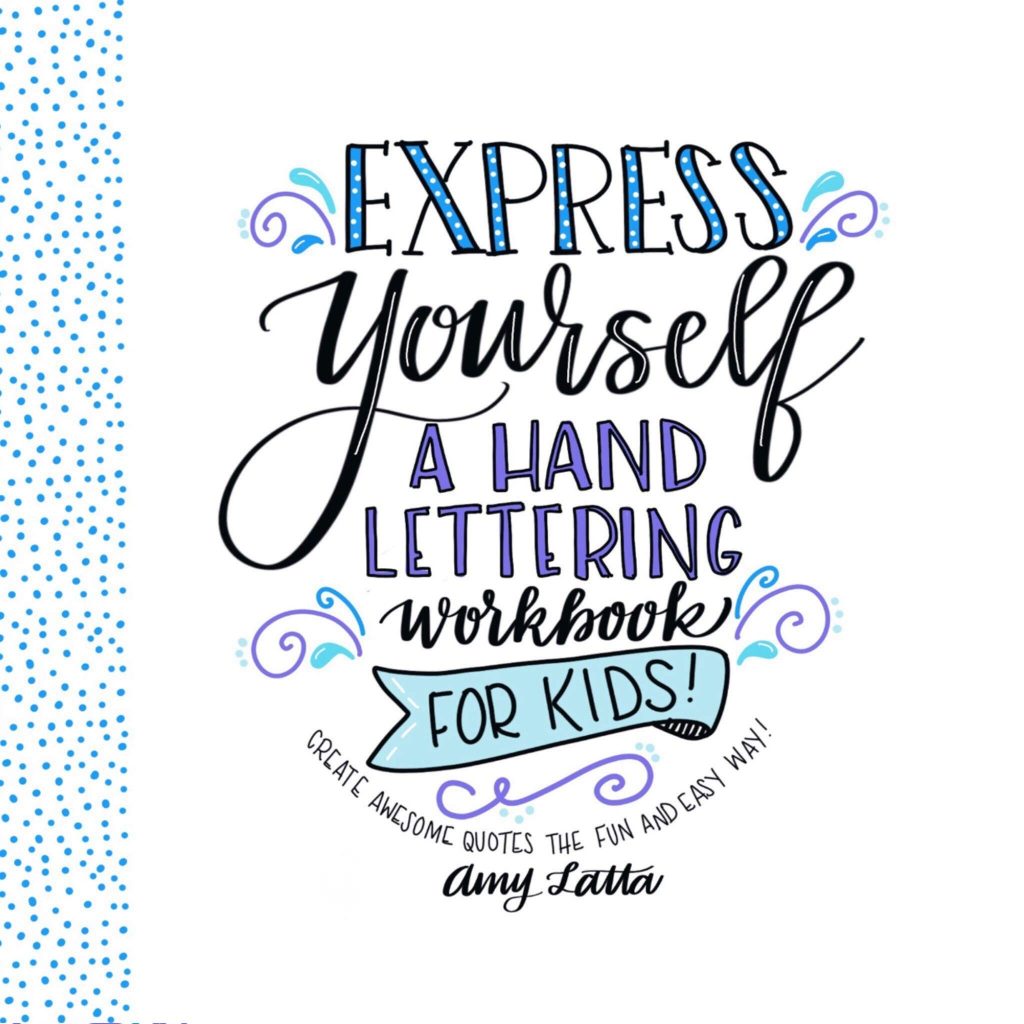 Easy Hand Lettered Watercolor Canvas - Amy Latta Creations