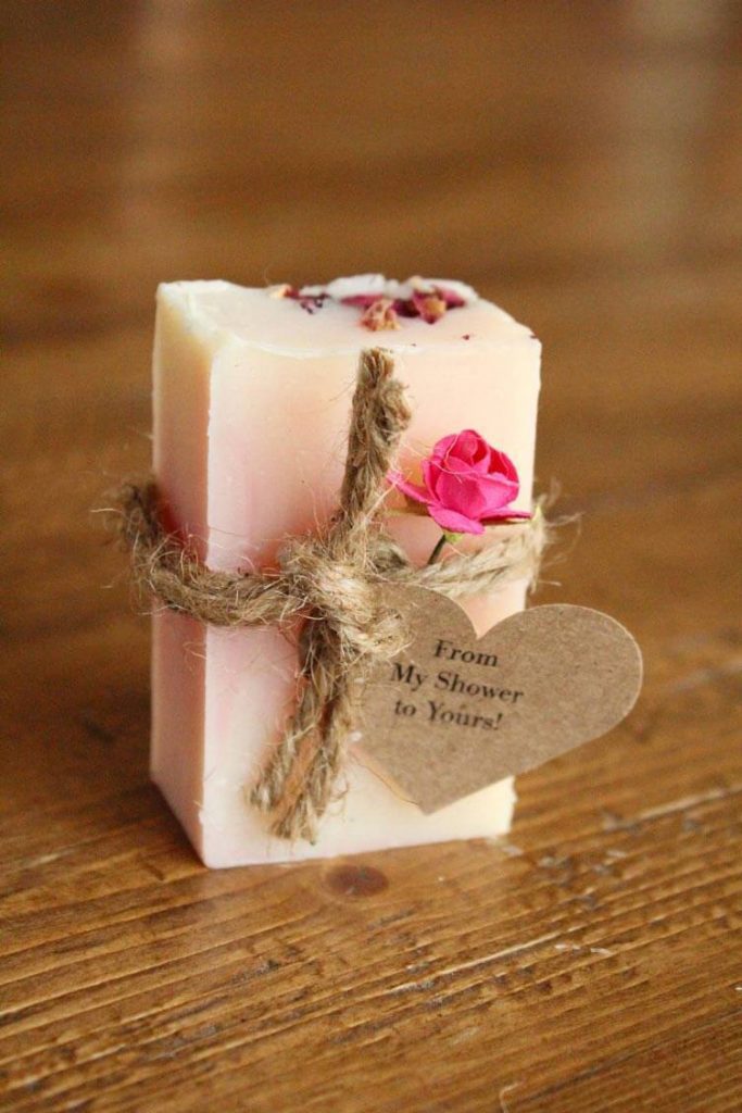 bridal shower soap bar