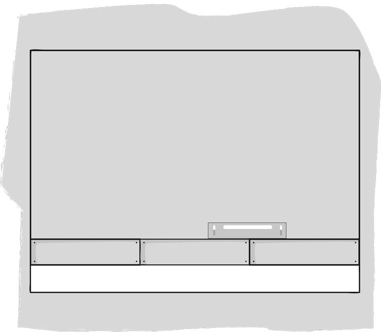 illustration of leveling wood wall with level tool for DIY project