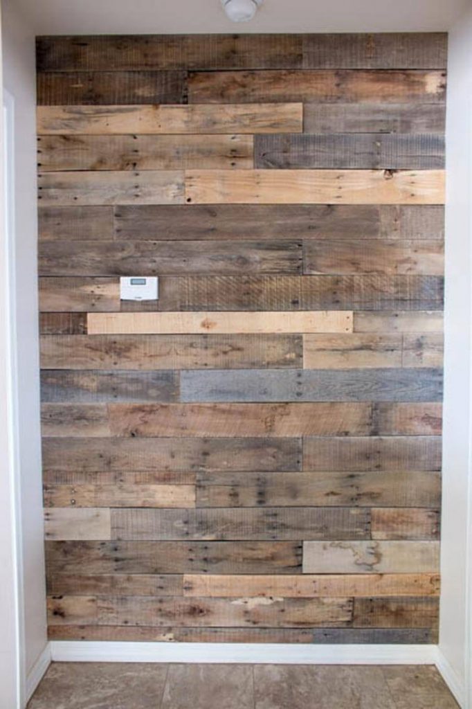 pallet wood wall 