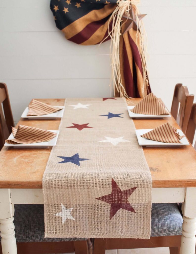 4th of July party essentials on table setting