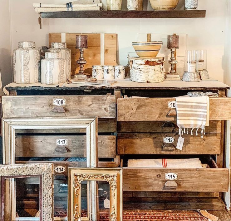 Antique Farmhouse Market Vignette Display