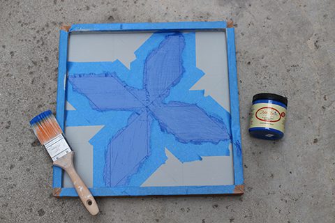 diy barn quilt painting steps