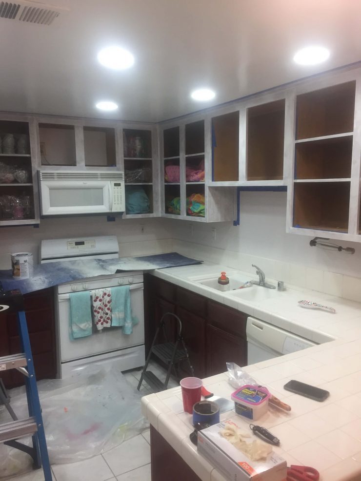 How to Repaint Kitchen Cabinets - American Farmhouse Lifestyle