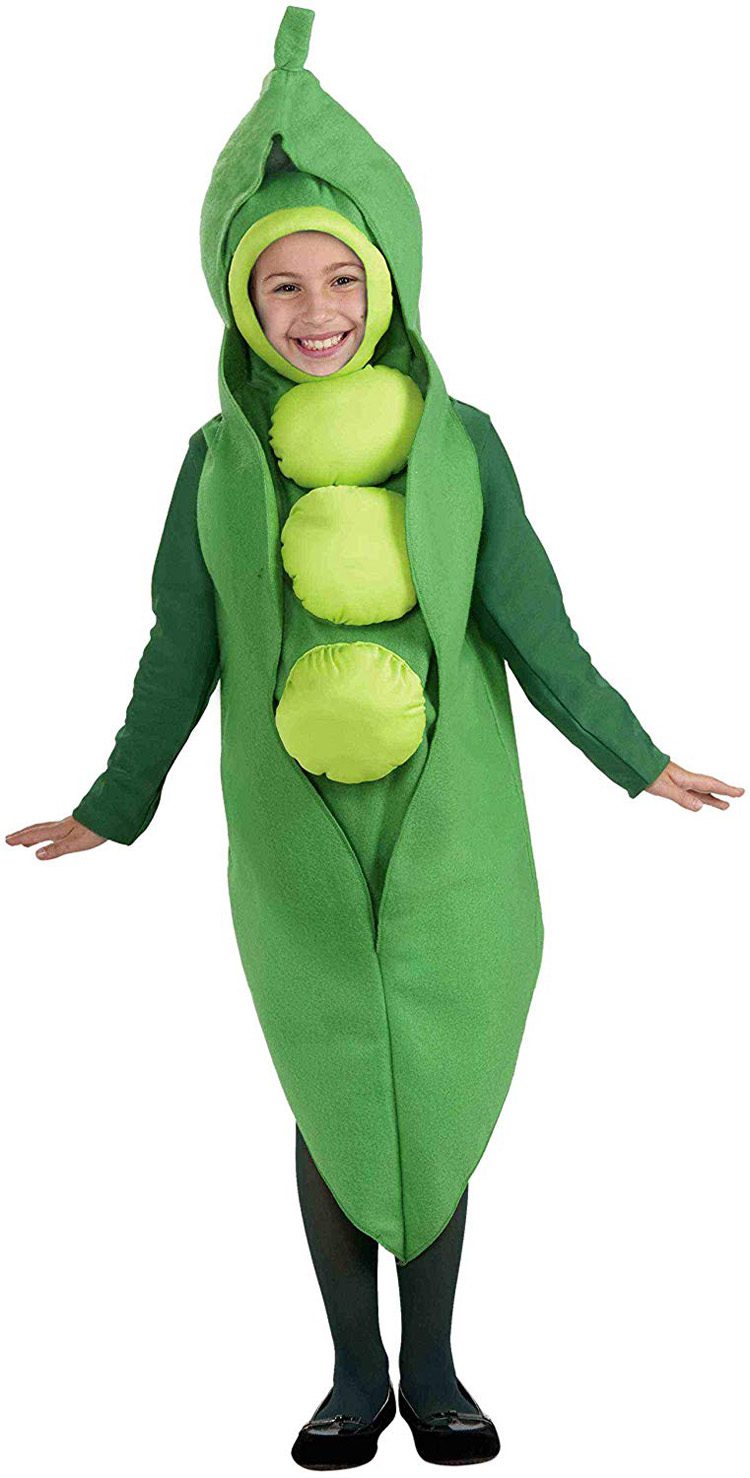 Add this green fabric pea pod costume into your farmhouse costumes collection.