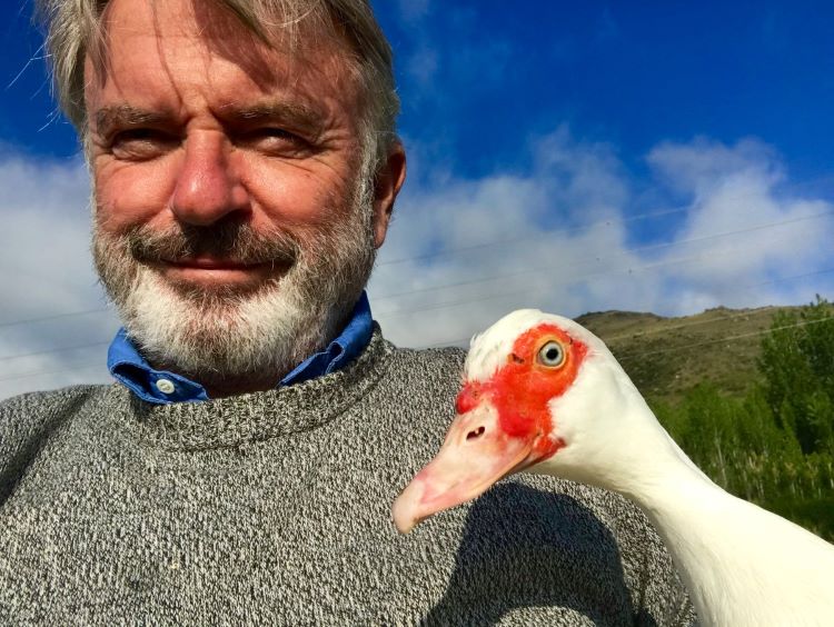 Sam Neill and Duck