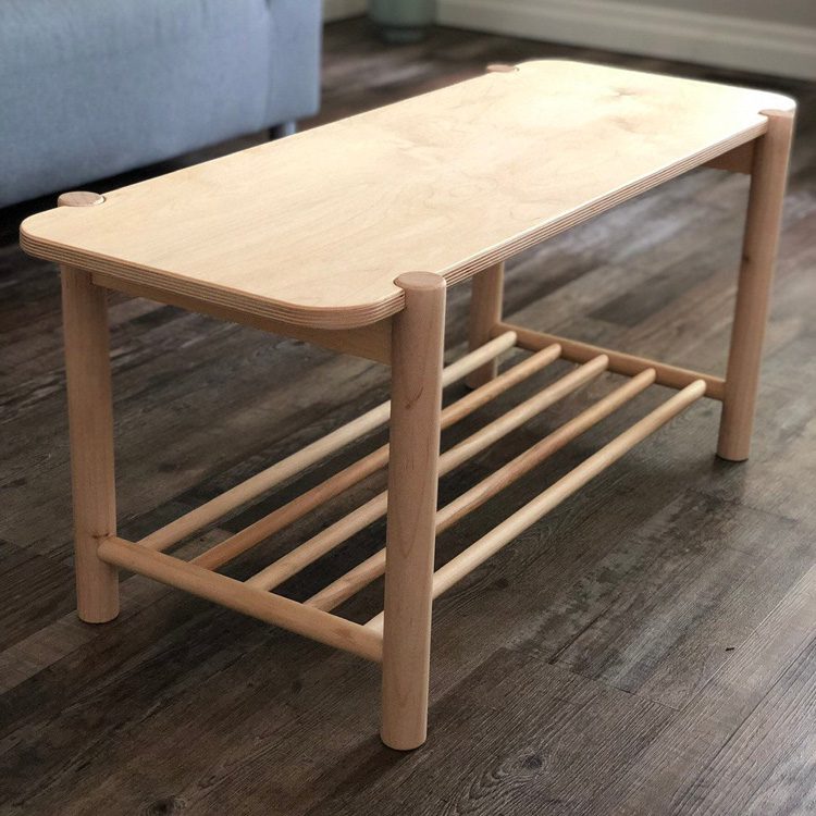 handmade coffee table scandinavian farmhouse style