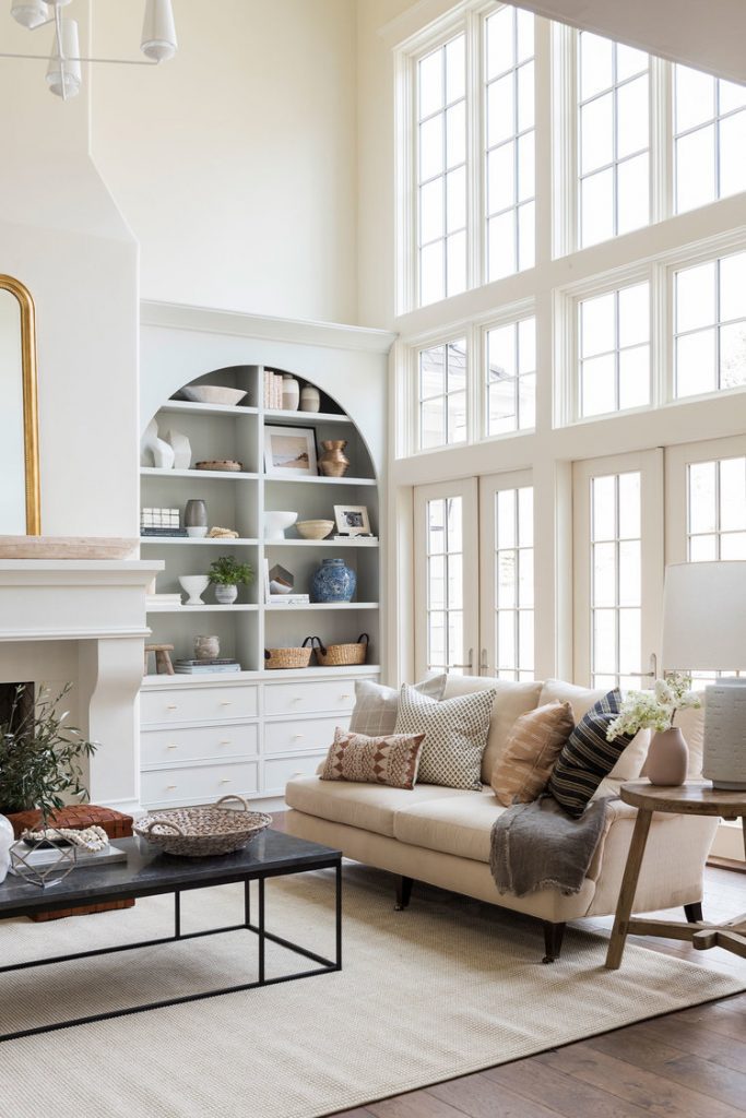 modern farmhouse living room