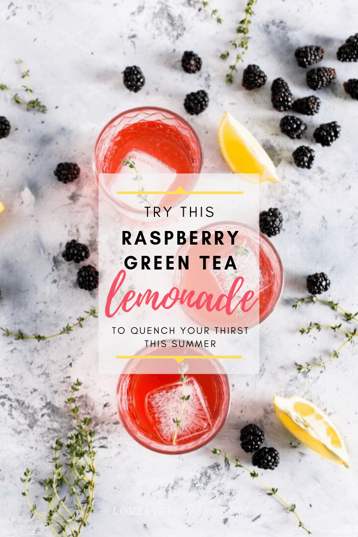 Summer Raspberry Green Tea Lemonade American Farmhouse Style