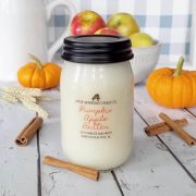 Pumpkin apple butter jar candle