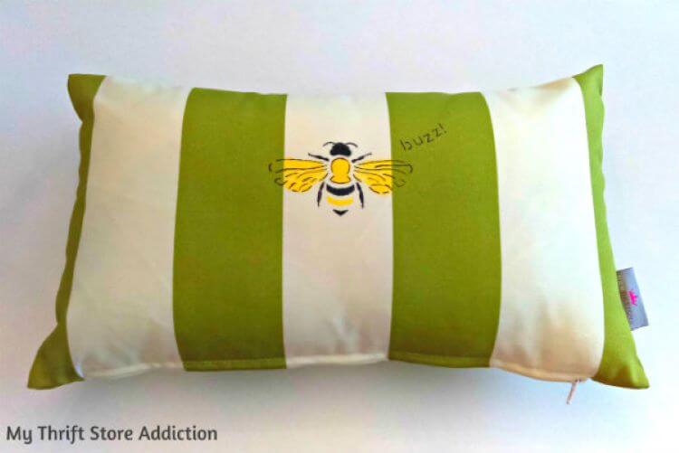 honeybee DIY Pillow
