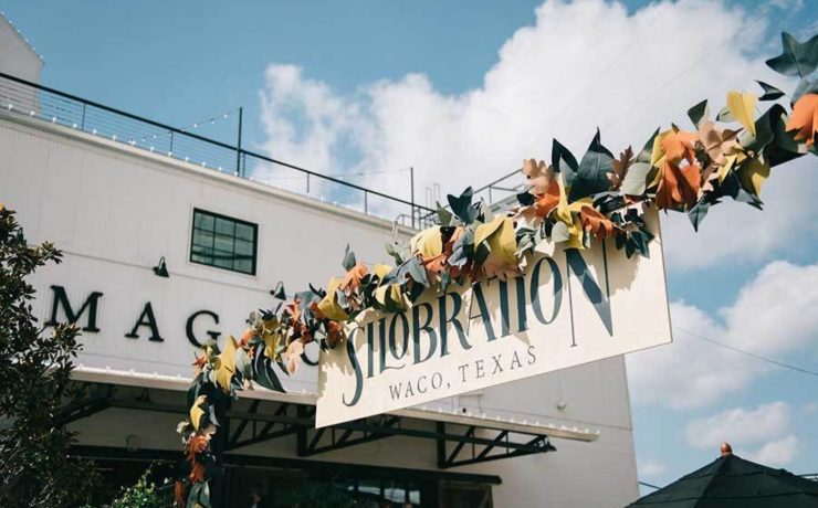 A sign reading Silobration Waco Texas