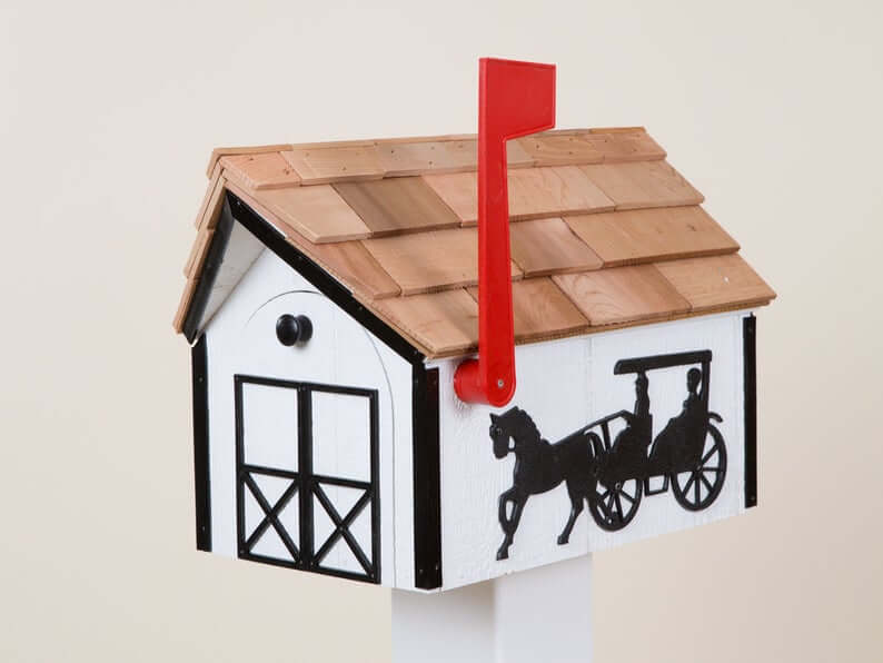 Farmhouse-style mailbox