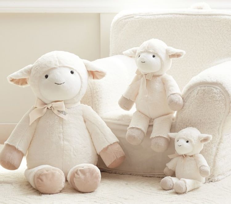 plush lambs for Christmas children's gifts