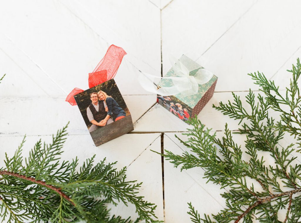 farmhouse Christmas tree ornaments by Photobarn