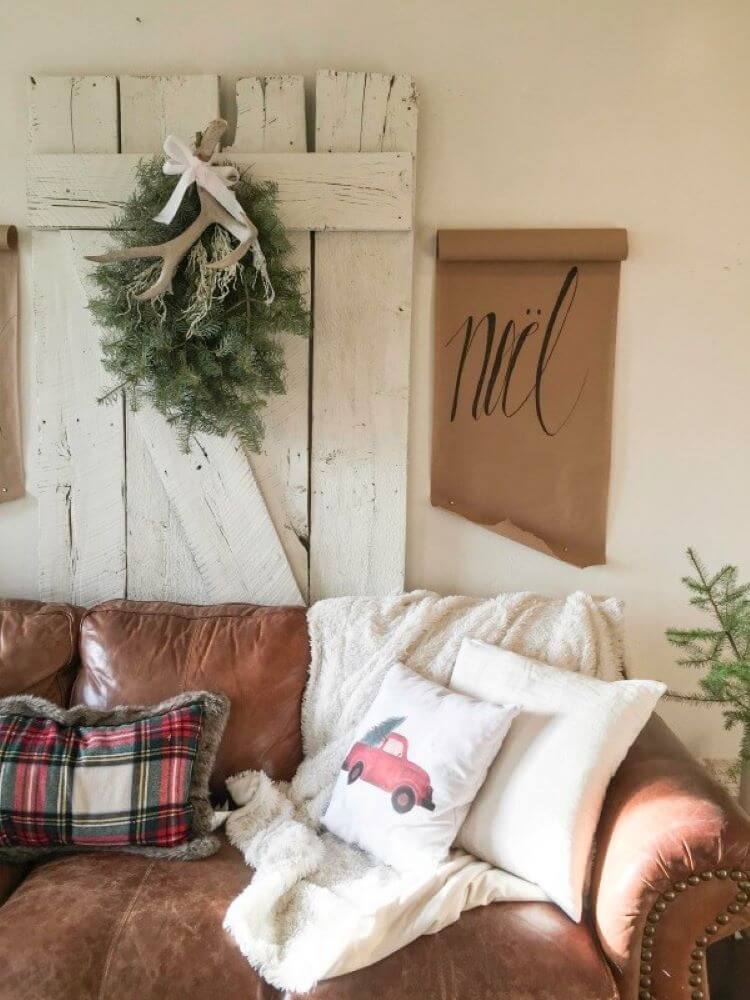 Christmas decorating ideas in a modern farmhouse