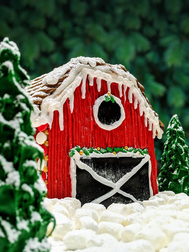 Gingerbread barn