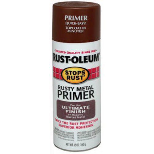 Rust-Oleum metal primer to weatherproof outdoor furniture