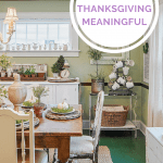 Dining room set for fall