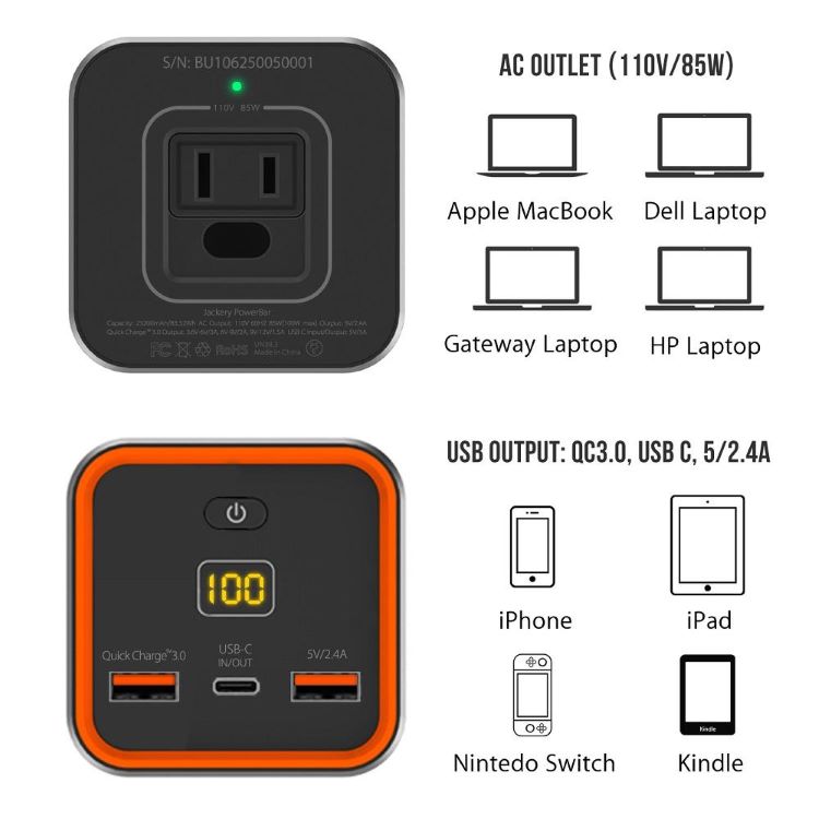 This power station men's Christmas gift has it all: AC, USB and Quick Charge outlets