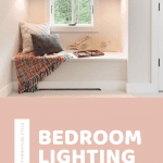 Bedroom nook with sconce lighting