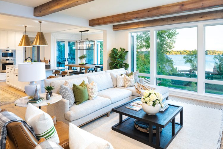 lakeside living room