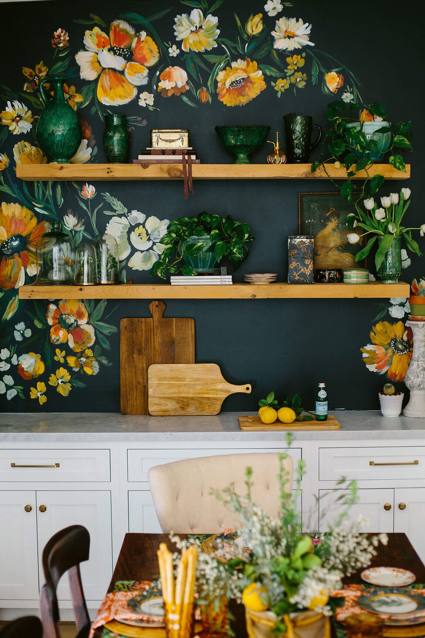 Decorating with Floral Patterns - American Farmhouse Style