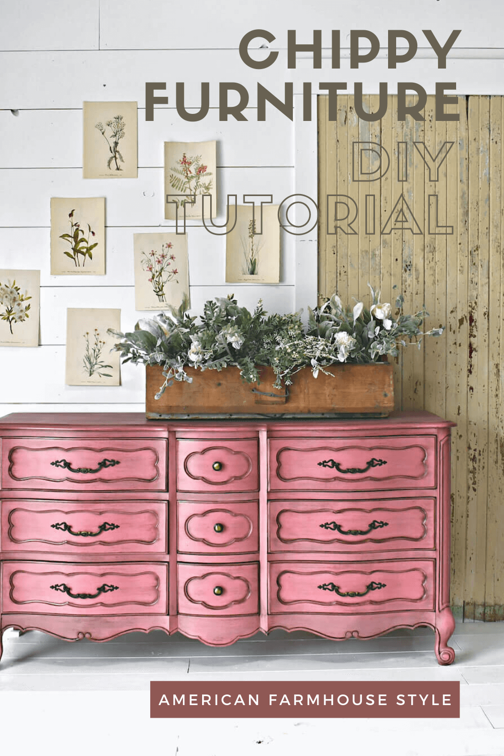 Chippy Furniture DIY Makeover American Farmhouse Style