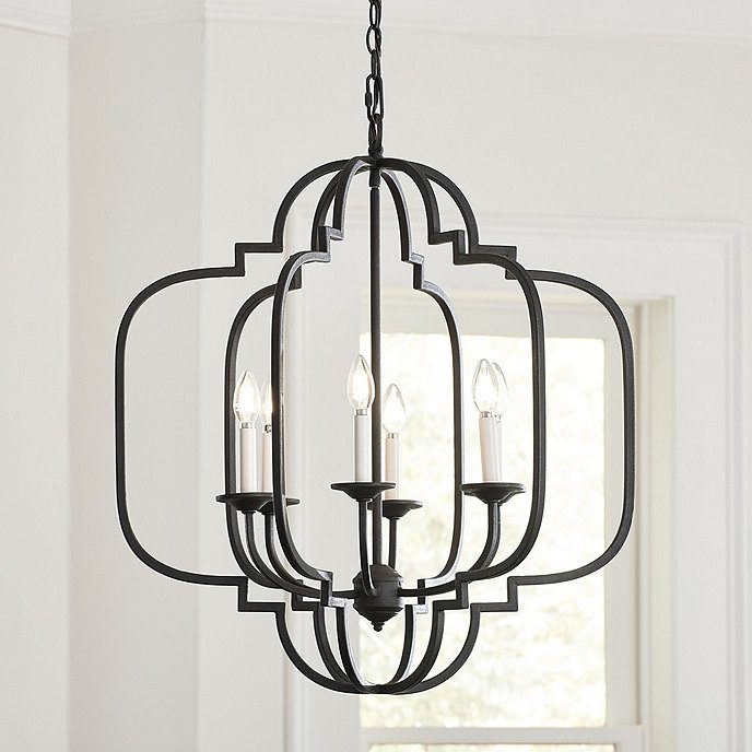 iron chandelier