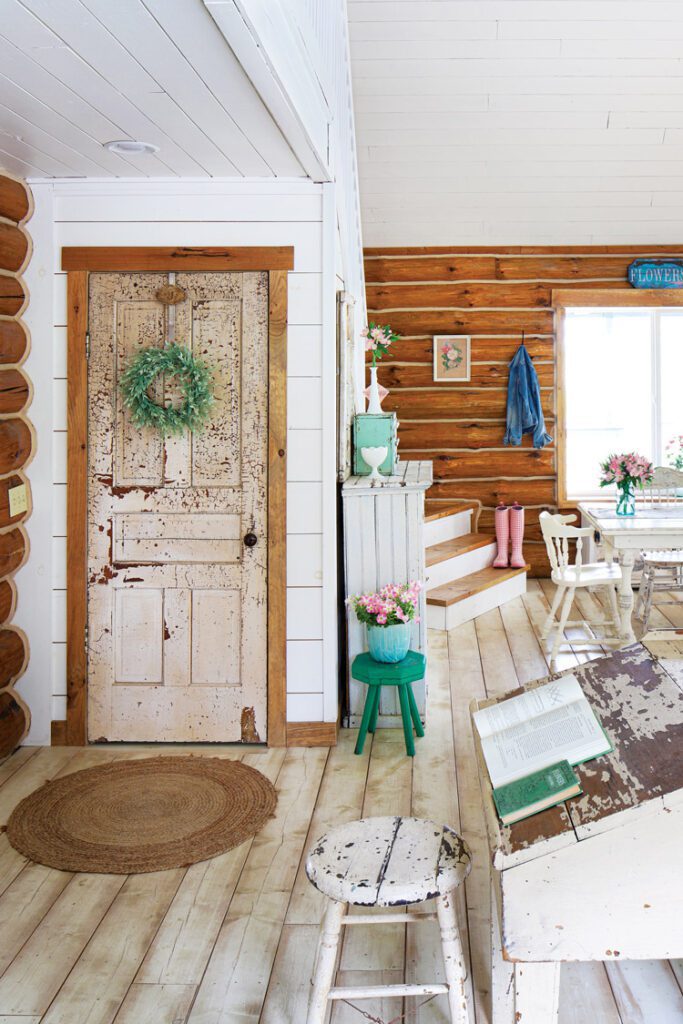 spring farmhouse standing desk