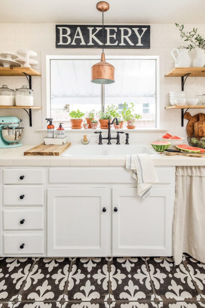 Northern California farmhouse style kitchen