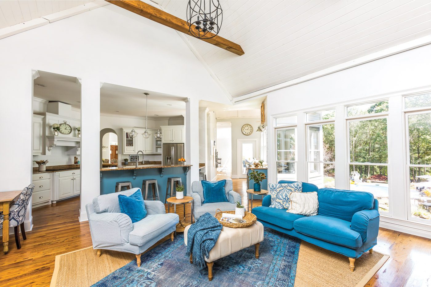 Georgia farm house living room