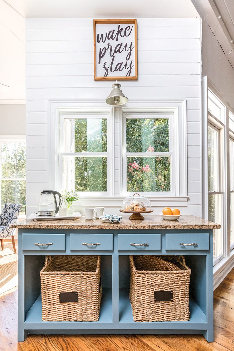 kitchen with windows