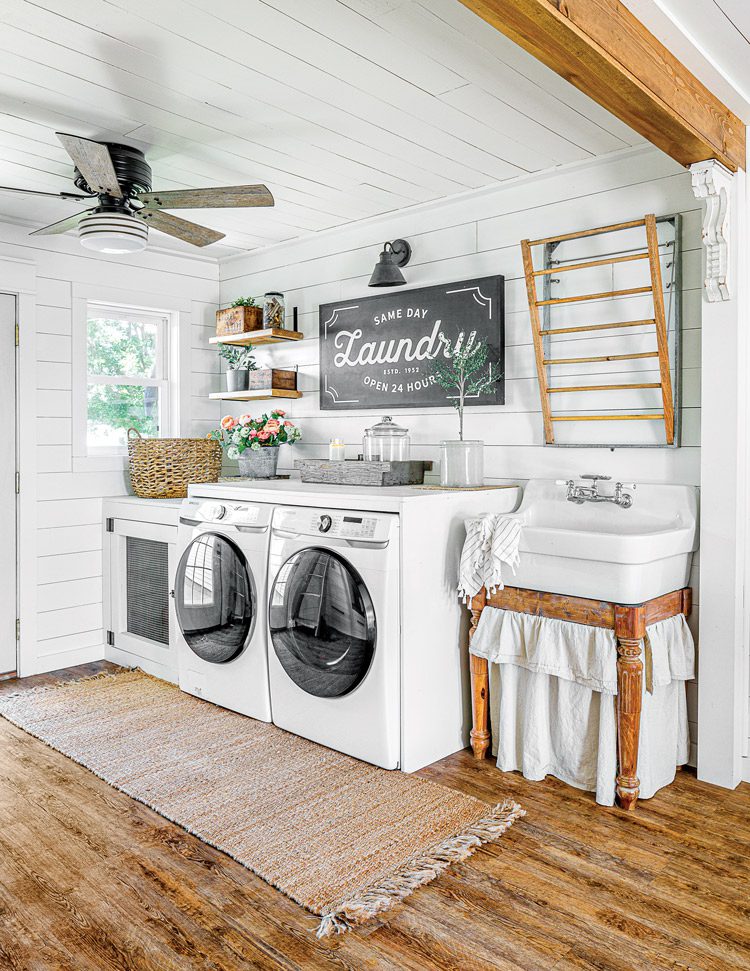 farmhouse laundry room