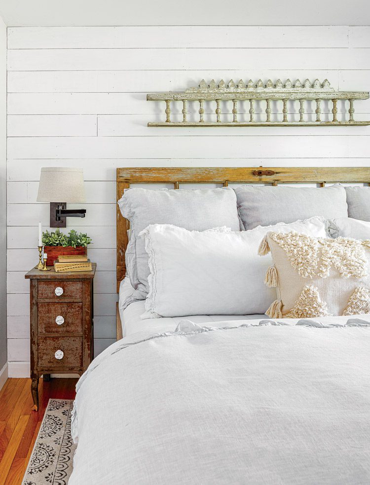 master bedroom Iowa farmhouse