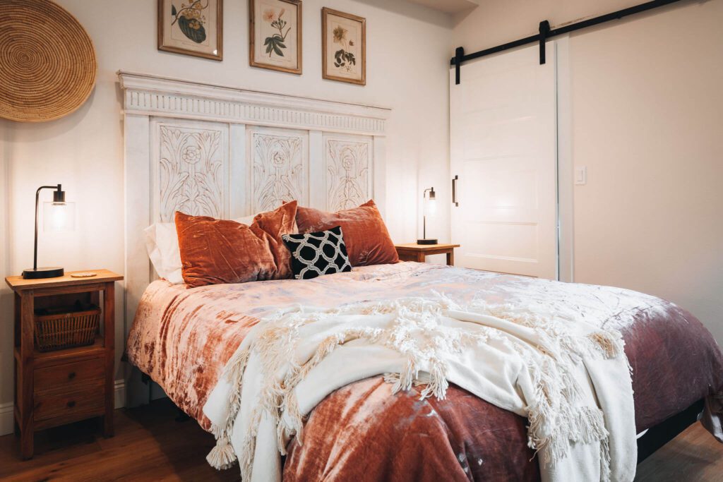 Pearl Street Urban Farmhouse master bedroom