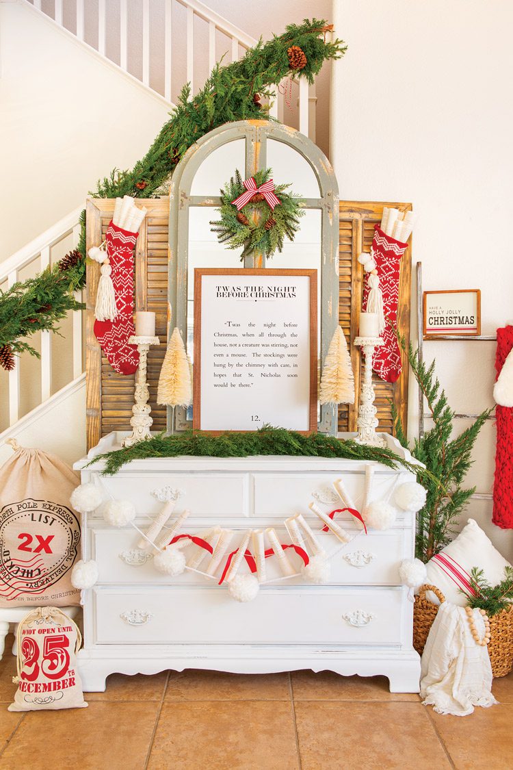 Santa's Workshop theme decor for Christmas