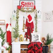 Santa's Workshop theme decor for Christmas