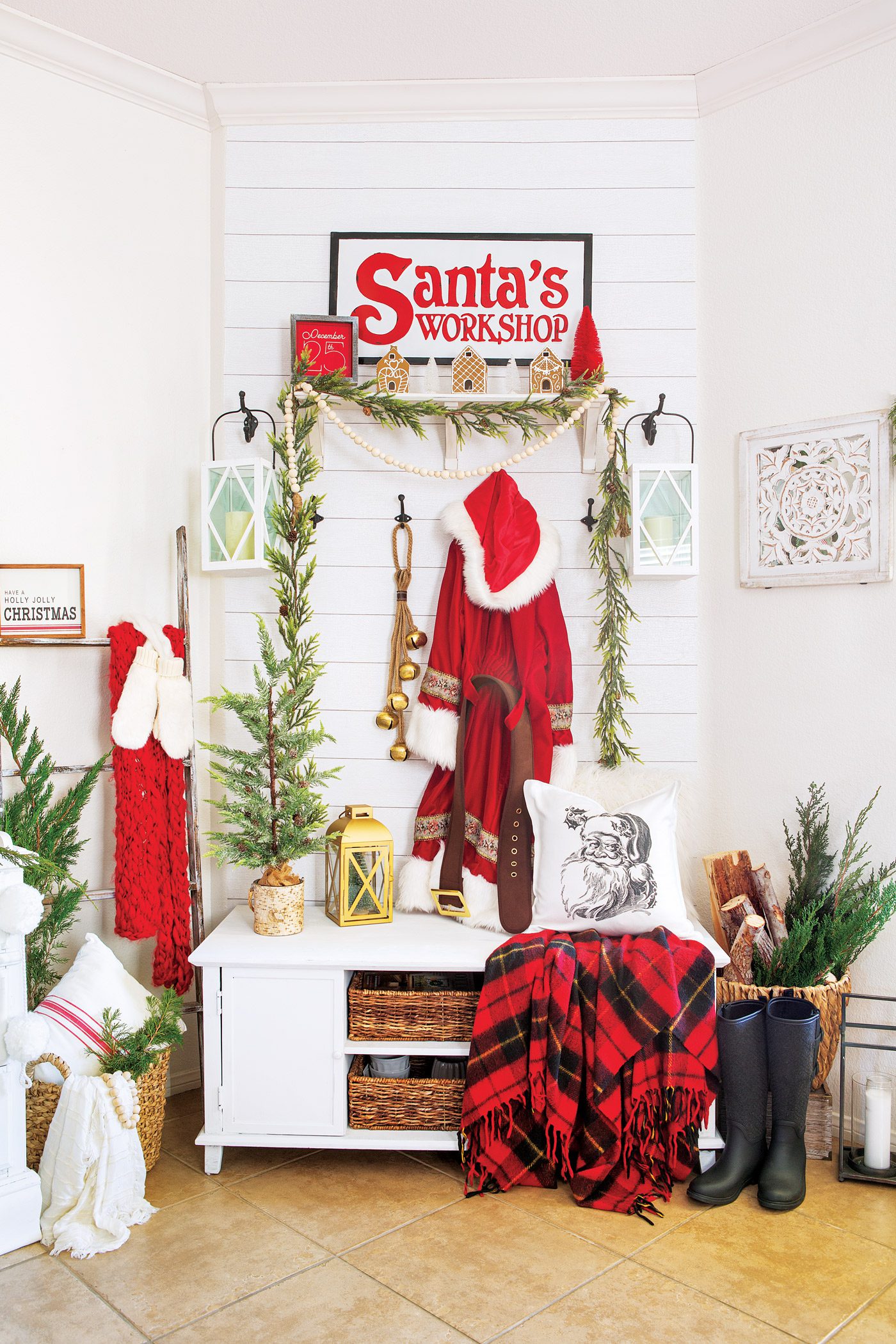 Santa's Workshop theme decor for Christmas