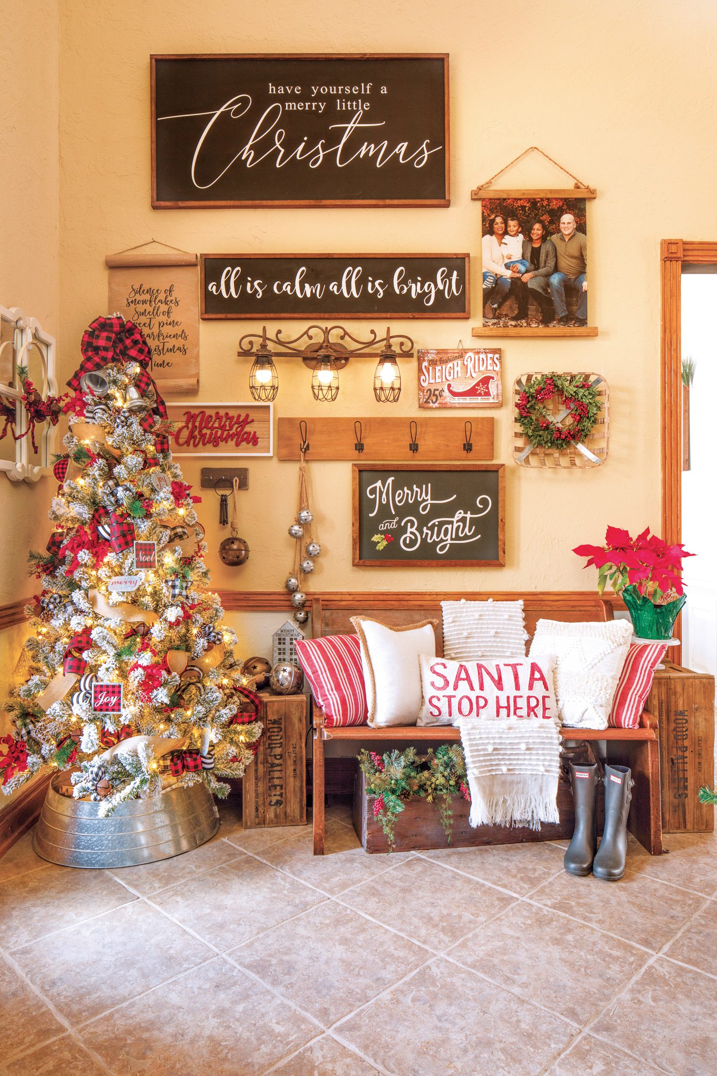 A Diy Christmas Home American Farmhouse Style