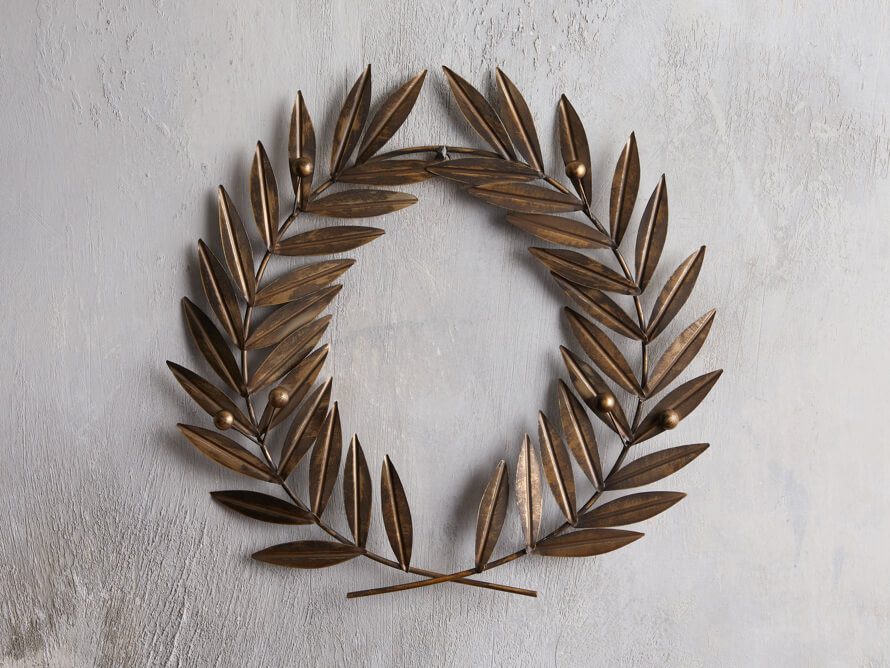 Laurel Metal Wreath