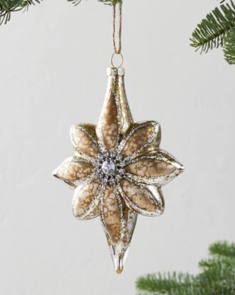 Mercury Glass Star Ornament