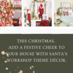 Three images with text for ideas to add Christmas to your home decor