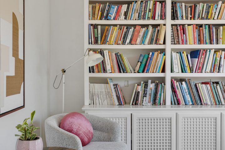 bookshelf will be repurposed into pantry