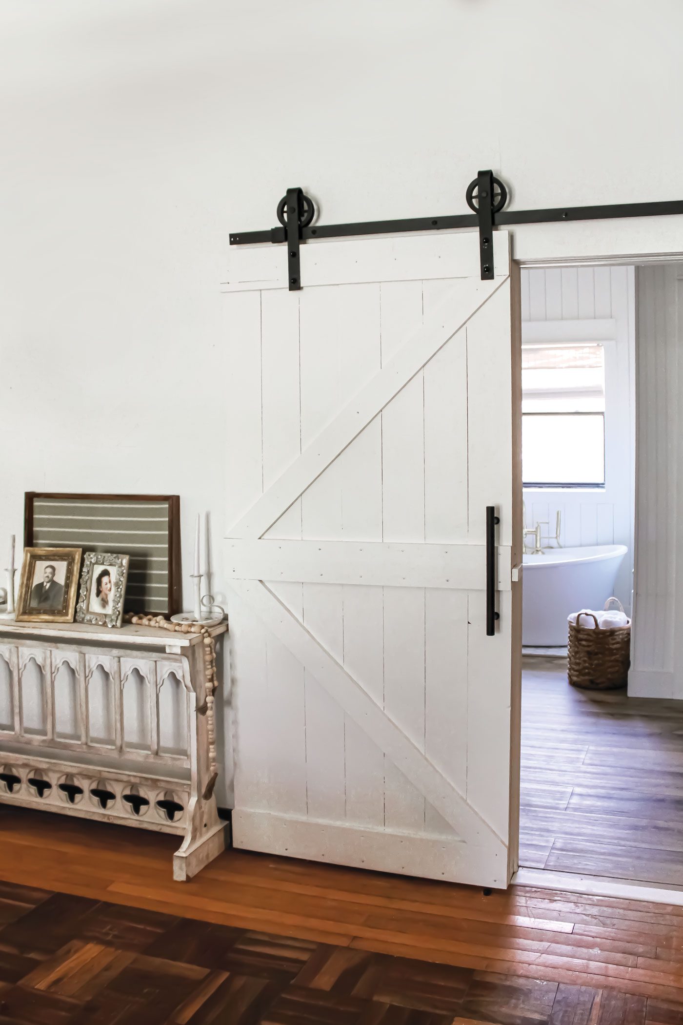 DIY sliding barn door