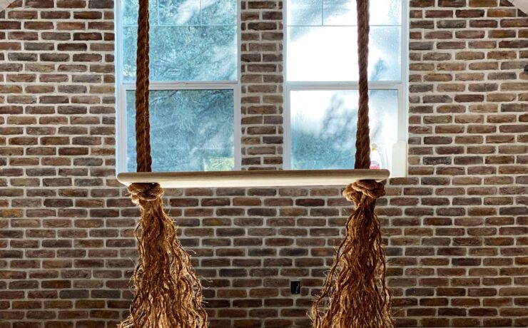 Adrienne's DIY Indoor swing
