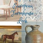 European Farmhouse look Pinterest pin