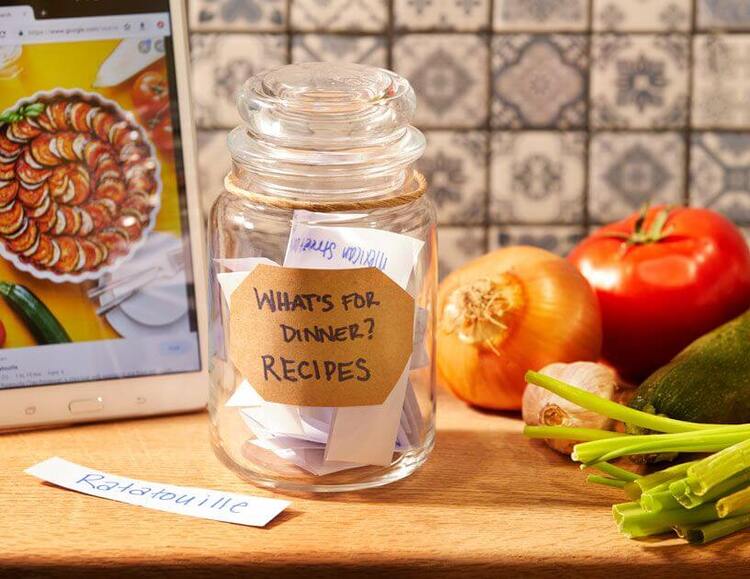 recipe ideas in a candle jar