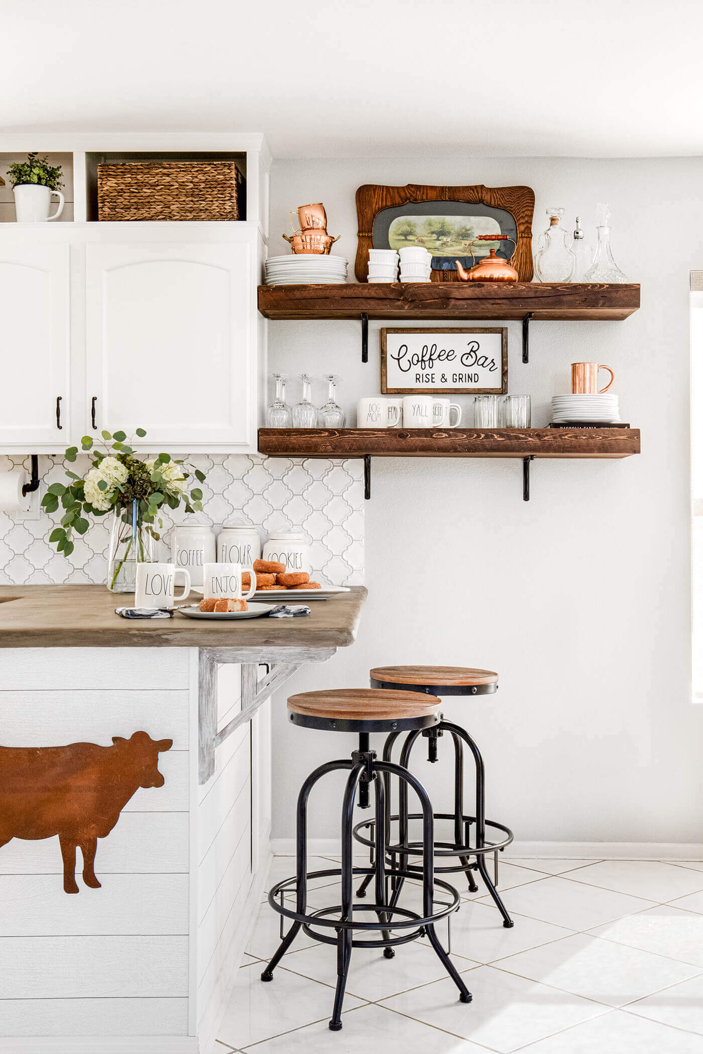 old architectural features in kitchen